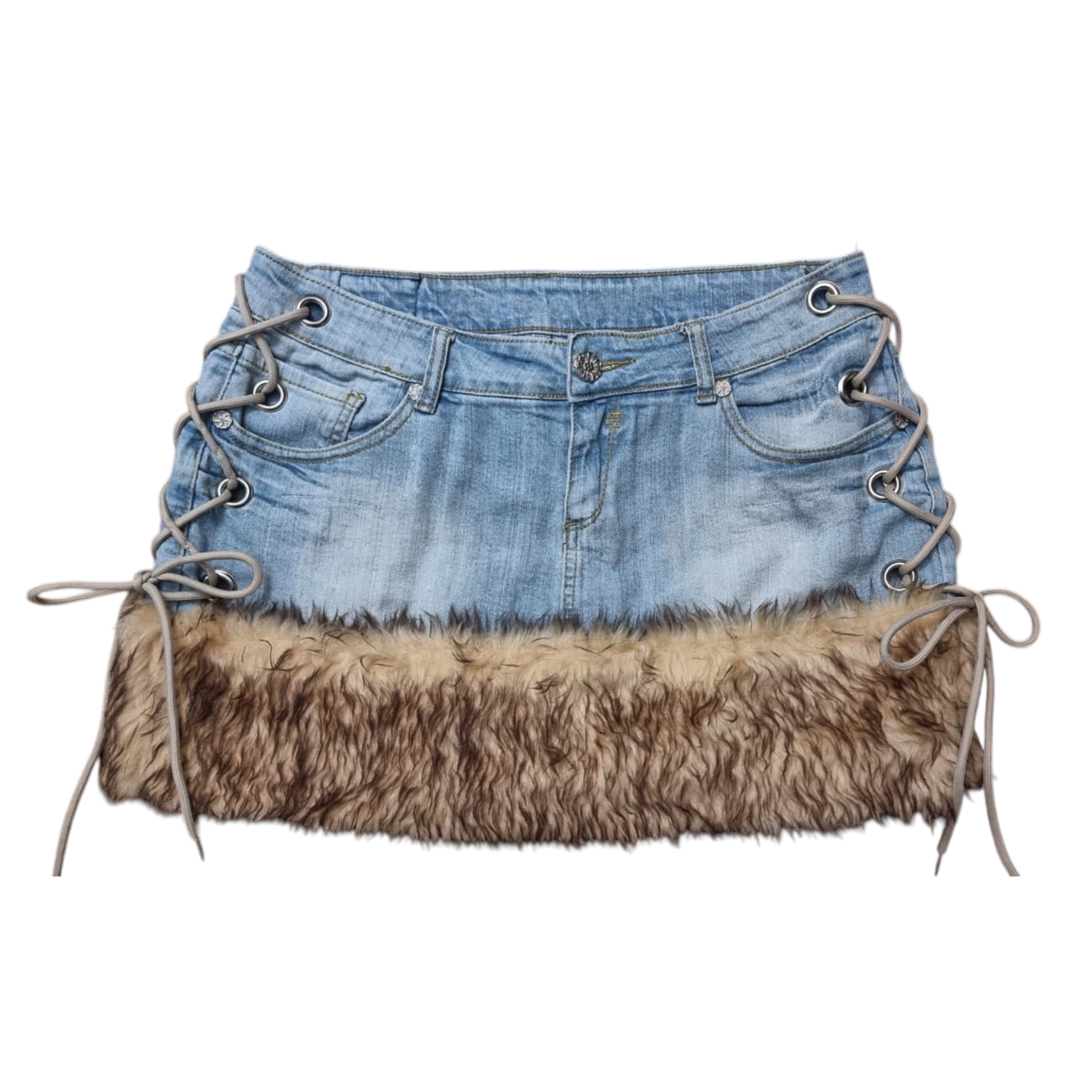 falda denim upcycled — sand doll falda denim upcycled — sand doll
