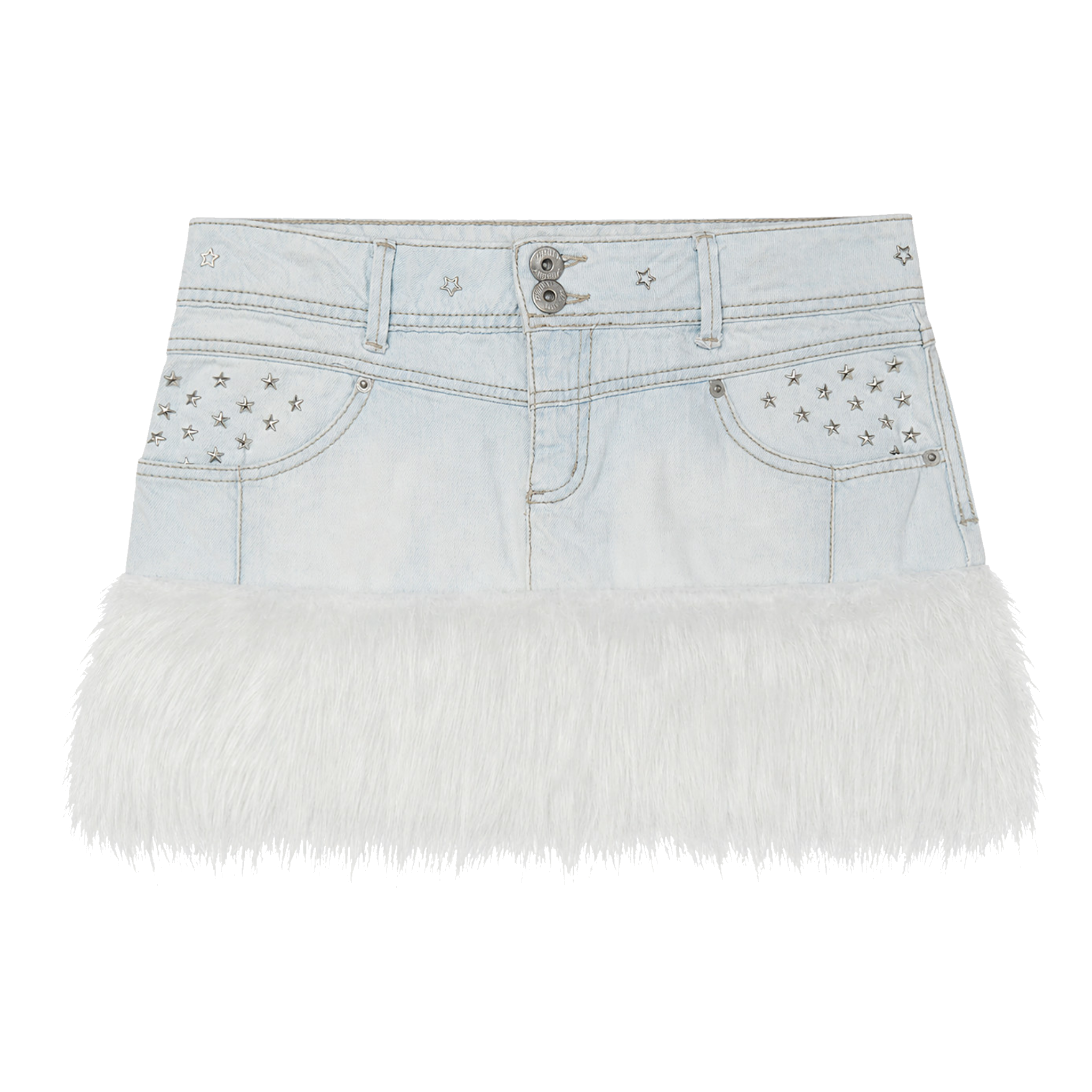 falda denim upcycled — star bunny falda denim upcycled — star bunny