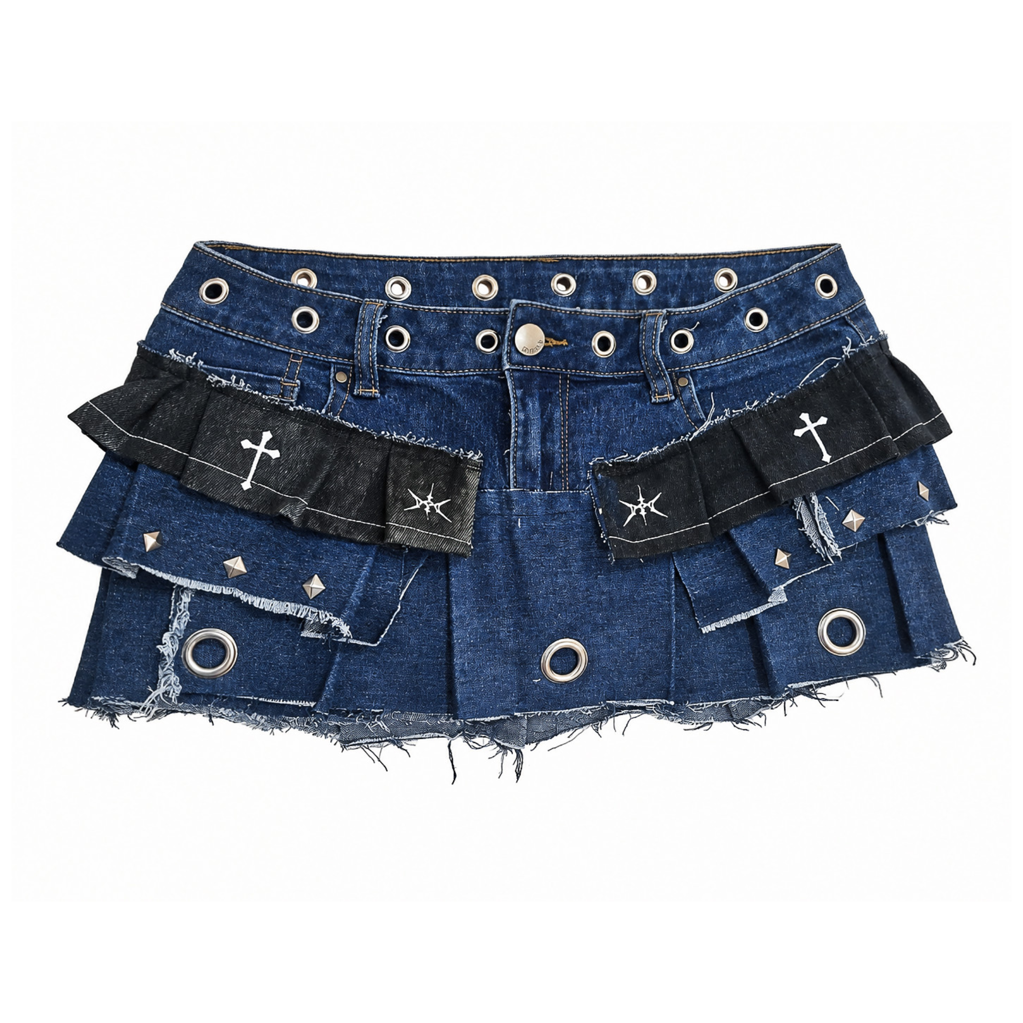falda denim upcycled — saint riot falda denim upcycled — saint riot