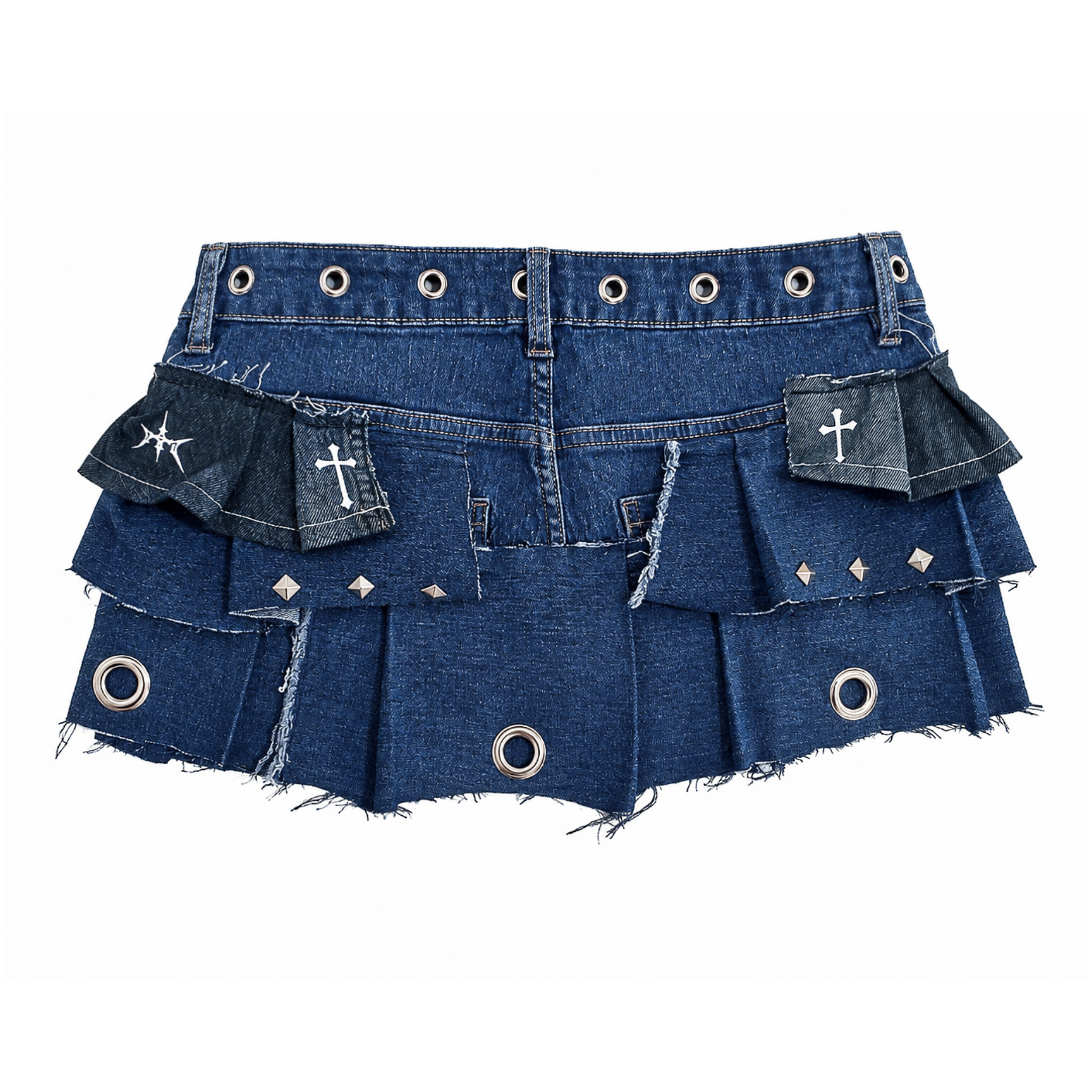 falda denim upcycled — saint riot falda denim upcycled — saint riot